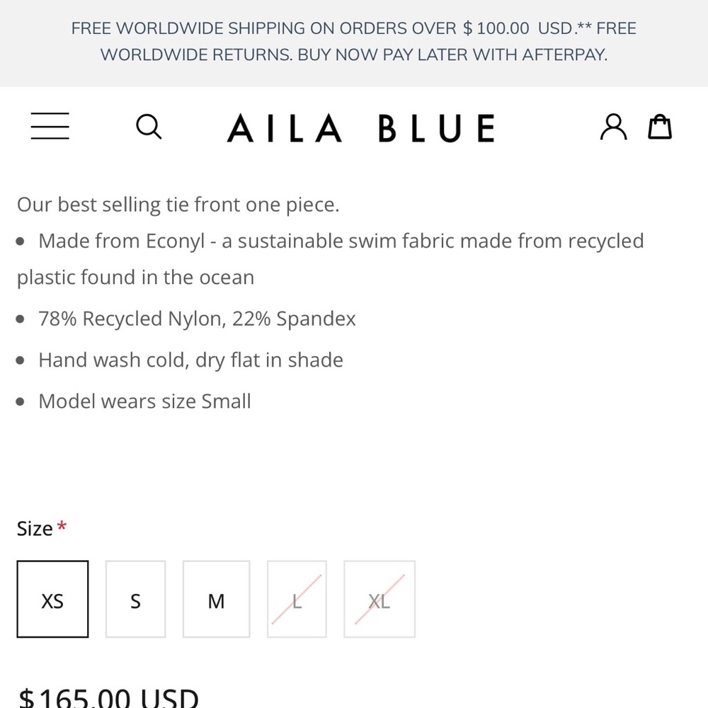 Aila Blue Midnight in Paris one piece in safari - Picture 7 of 7